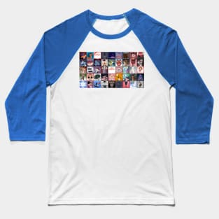 Rudolph Cast - Horizontal Ed. Baseball T-Shirt